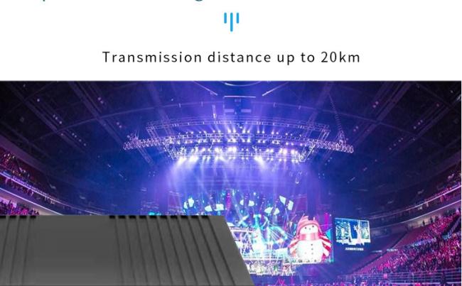 SQ-VGA01 VGA digital optical high-definition video terminal fiber long-distance transmission anti-interference