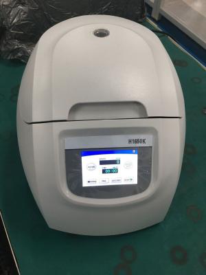 China Strong Function and Safest High Speed Desktop Microcentrifuge H1650K for sale