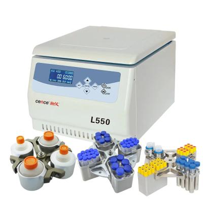 China L550 Clinical Medicine Lab Tabletop Centrifuge Machine Low Speed Large Capacity for sale