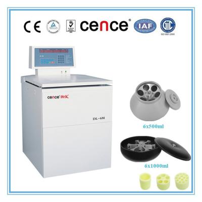 China Large Capacity Refrigerated Refrigerated Centrifuge Machine 6000rpm Max Speed for sale