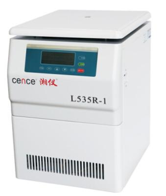 Chine L535 - Utilisations réfrigérées de 1 centrifugeuse de Benchtop dans la température atmosphérique normale de laboratoire à vendre