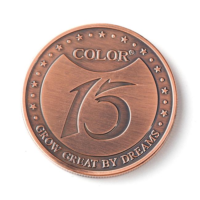 Antique silver finish collectible coins