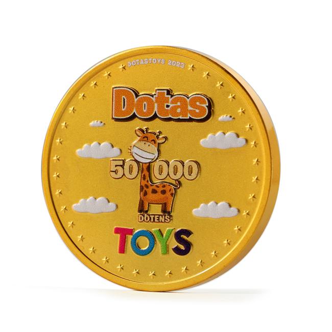 Epoxy coated custom coin example