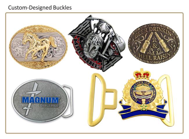 Custom belt buckle manufacturing equipment and quality control