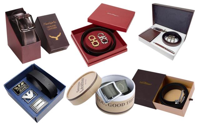 Custom belt buckle packaging options and presentation styles