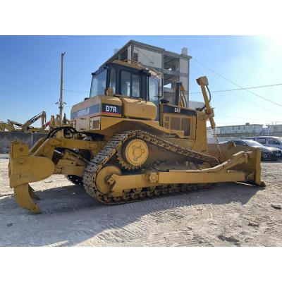 China D7R Used Caterpillar Bulldozer Yellow Tracked Dozer for sale