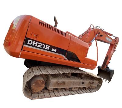 China DH215 9E Used Doosan Excavator 21300kg Hydraulic Crawler Excavator for sale