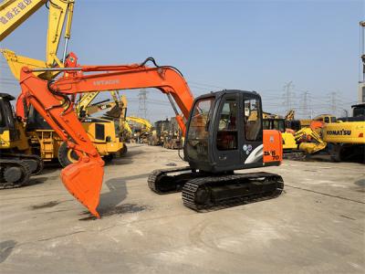 China Excavadoras usadas Hitachi ZX70 Excavadora de rastreador hidráulico Usada 7 toneladas Mini Hitachi Excavadora 70 à venda