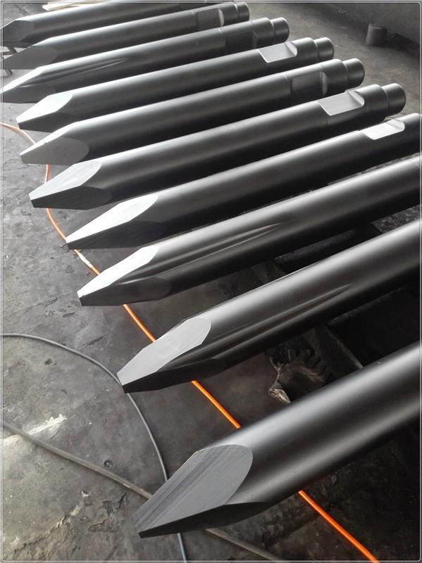 Construction Excavator Spare Parts Hydraulic Chisel Rock Breaker Tools Blunt Cone Type 6