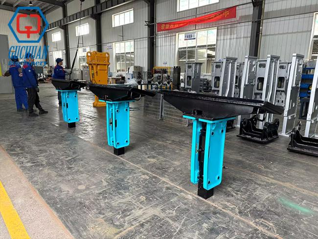 B43/GCB75 Open-Type Hydraulic Hammer for 6-9T Excavators