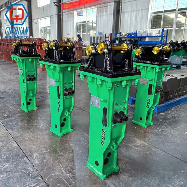 B43/GCB75 Open-Type Hydraulic Hammer for 6-9T Excavators