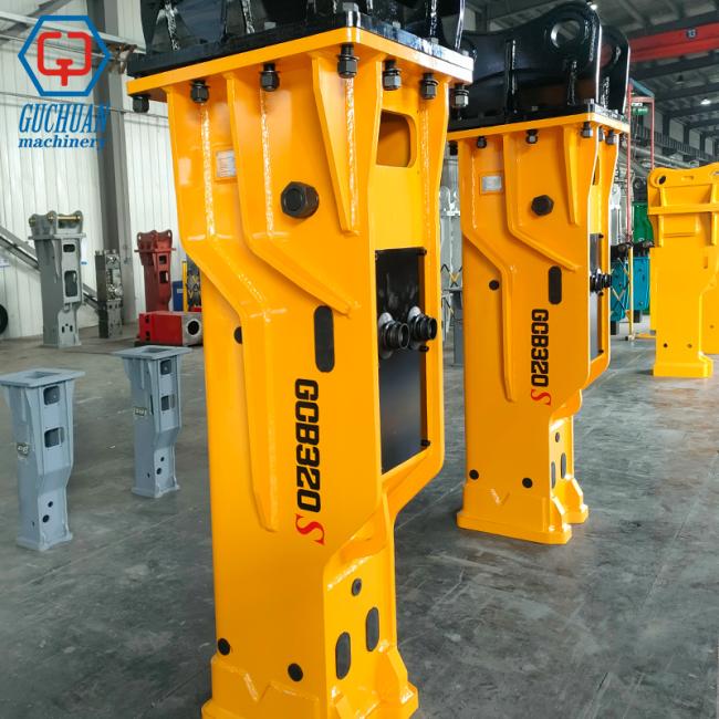 B43/GCB75 Open-Type Hydraulic Hammer for 6-9T Excavators