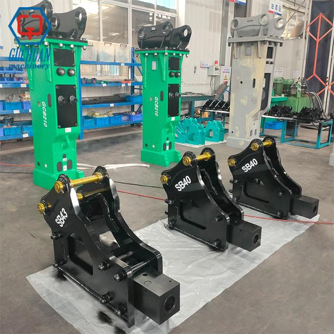 B43/GCB75 Open-Type Hydraulic Hammer for 6-9T Excavators