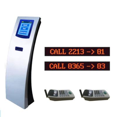 China CE Certificate Customer Flow Queue Ticket Dispenser Machine for sale