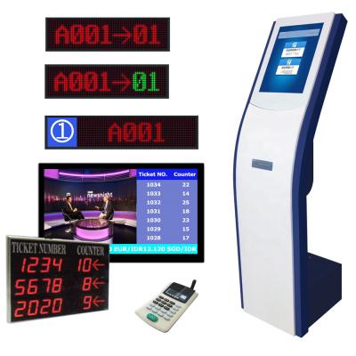 China Increased Revenue Cold Steel Cabinet Waiting Token Number Customer Queuing System for sale