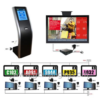 China Free Stand LCD Counter Arabic Multilingual Customer Queuing System for sale