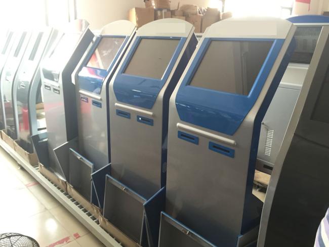 17" Touch Screen Eletronic Queue Management System Kiosk with Token Number Thermal Printer