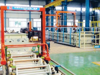 China Tipo línea de galjanoplastia del barril del cinc ejecución automática del empuje en venta