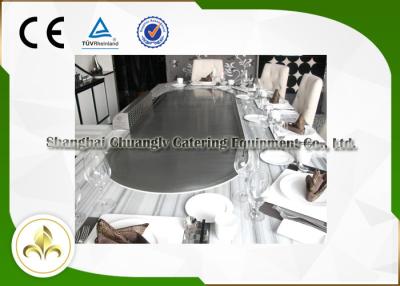 China OEM eléctrico superior plano interior seguro de la tabla de Teppanyaki de la parrilla de la eficacia alta en venta