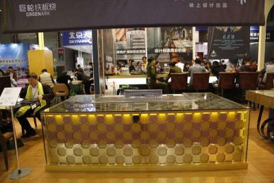 中国 2400mmのホテル装置のTeppanyakiのグリルのテーブルの長方形の日本様式 販売のため