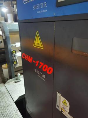 China CHM-1700-2 Paper Sheeter Cutter Machine, Max.speed of cutting:300cuts/min,. Max.cutting speed  	:	300m/min for sale