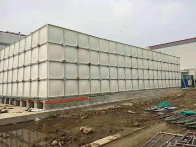 China Tanques de armazenamento plásticos retangulares da água de 100000 litros GRP SMC para a água de chuva à venda