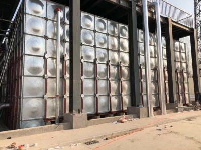 China Bolted Assembled Hot Dip Water Tank Galvanised Panels Fire Fighting for sale