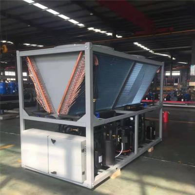 China 400 ton Controller Heatpump Air Cooled Scroll Compressor Chiller Water Heater for sale