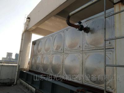 China Hot Pressed 304 316 Stainless Steel Panel Tank 5000 Liter For Water Storage for sale