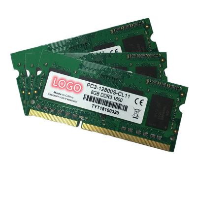 Chine Mémoire RAM pour ordinateur portable RoHS FCC DDR3 2 Go 4 Go 8 Go 1600 MHz 1333 MHz PC3L-12800 à vendre