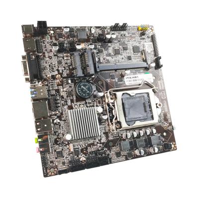 China ITX Mainboard H81 LGA1150 Support 16GB DDR3 1600Mhz 1300Mhz Memory for sale