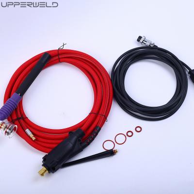 China 100% Test Past Air-Cooled Tig Welding Torch Kit Adjustable Switches Gas Cooled WP-17 for sale