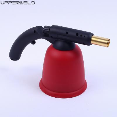 China Adjustable Flame Size Gas Hand Torch for BBQ Welding ABS Metal Type and 97.1g Weight for sale
