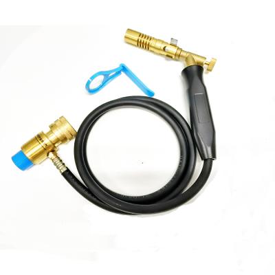 China ODM Copper Burner Head Blowtorch Mapp Gas Hand Torch 1.5m Hose for Heating Soldering Torch for sale