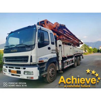 China Zoomlion Used Boom Concrete Pump Trucks 47M for sale