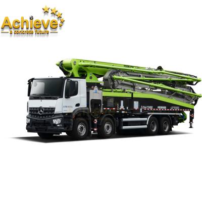 China 63X-7RZ Used ZOOMLION Concrete Pump MERCEDES BENZ 8X4 63m for sale