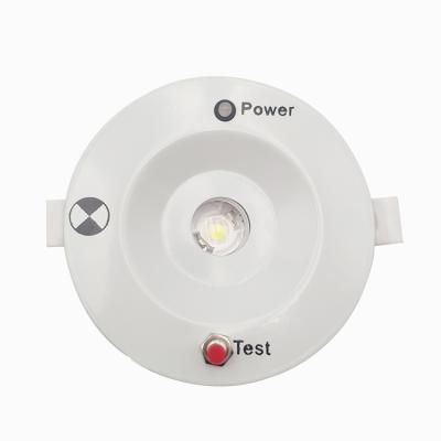 China Mounted Recessed Emergency Downlight Rechargeable Spot Theater Luminaire Downlight for sale