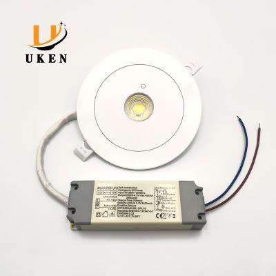 China 3W LED Recessed Emergency Lighting Fixture Emergency Down Light for sale