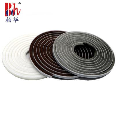 China 9*5mm OEM Self Adhesive Weather Stripping Wool Pile Window Weather Seal for sale
