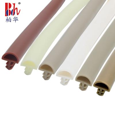 China Extruded TPE Wooden Door Seal Strips Window Frame Rubber Seals Sound Insulation Dustproof Weatherstrips for sale