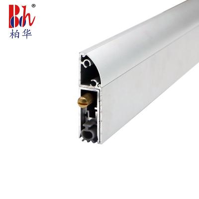 China Luxury Screw Fixd Mounted Automatic Door Bottom Seals Aluminium Weather Strips for sale