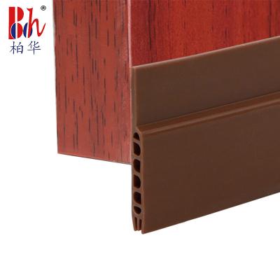 China Brown Silicone Weather Stripping Self Adhesive Silicone Seal Strip For Windows for sale