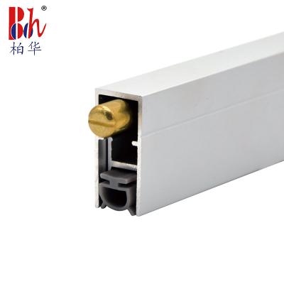 China 14*30mm Automatic Door Bottom Seals Aluminium Alloy Drop Down Seals For Fire Doors for sale