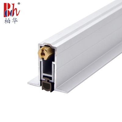 China Acoustic Automatic Drop Door Bottom Seal Concealed Type With Side Collar for sale
