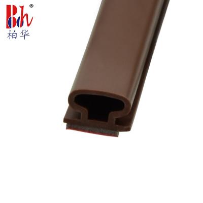 China 6mm Height Silicone Rubber Strips D Shape Anti Collision Door Seals for sale