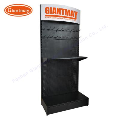 China Free Standing Tool Floor Rack for Retail Shop Metal Display for sale
