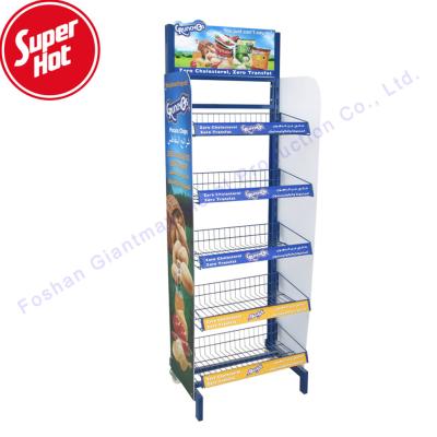China Store Potato Chips Floor Stand Supermarket Shelving for sale