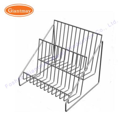 China Small Display Racks Product Stand Mini Wire Counter Shelves for sale