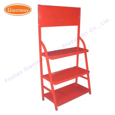 China 3 Layer Motor Oil Display Rack for sale