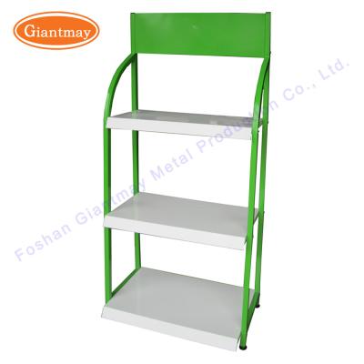China Storage Rack Metal Car Battery Display Stand for sale